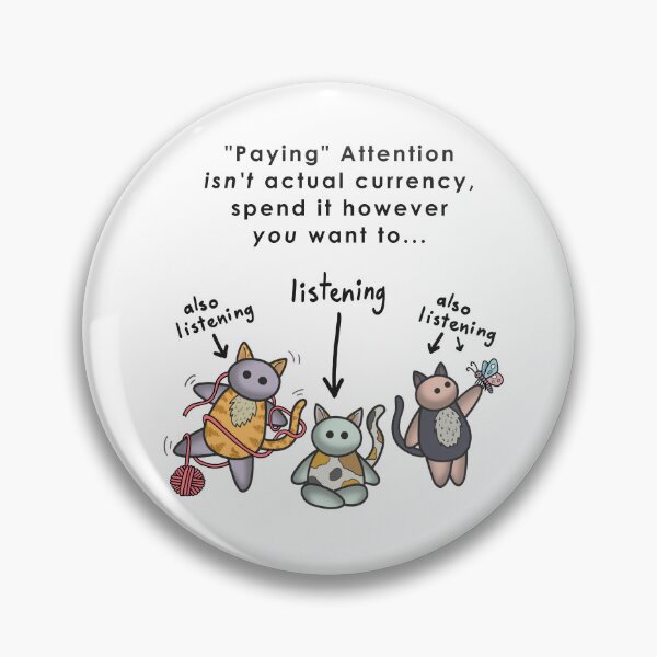 Item preview, Attention Cats designed and sold by BJCole.
