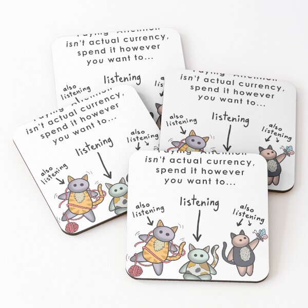 Item preview, Attention Cats designed and sold by BJCole.