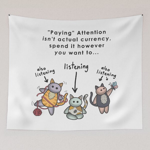 Item preview, Attention Cats designed and sold by BJCole.