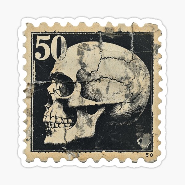 Item preview, Dark Academia Stamp designed and sold by Inspired Life Creative.