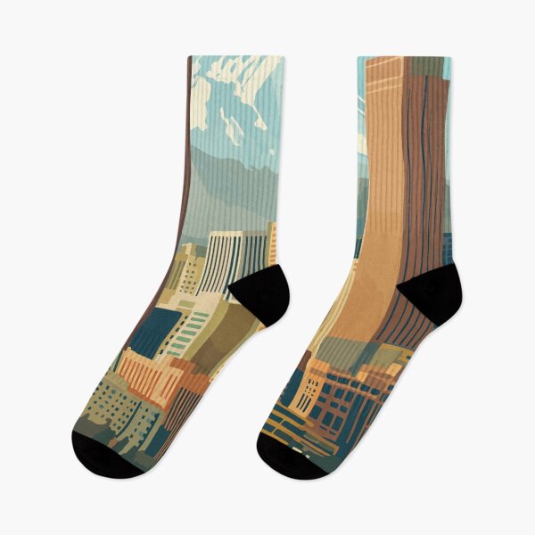 Item preview, Denver Colorado Travel Art Vintage designed and sold by KrisSidDesigns.