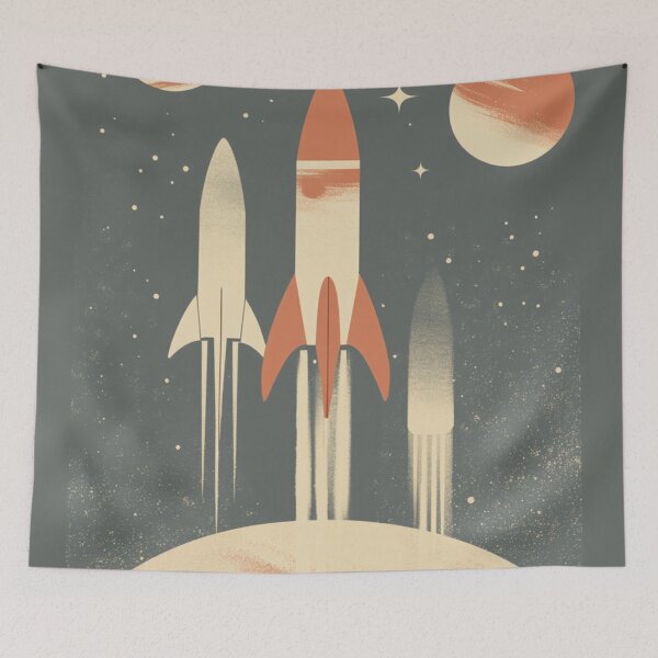 Item preview, Rocket trio designed and sold by patternshoprad.