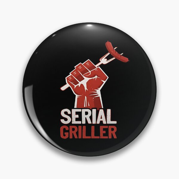 Item preview, Serial griller - BBQ party - Smokin' good times - Fire up - The grillmaster - Grill and chill - Time to grill designed and sold by JansenGS.