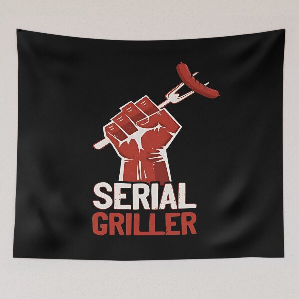 Item preview, Serial griller - BBQ party - Smokin' good times - Fire up - The grillmaster - Grill and chill - Time to grill designed and sold by JansenGS.