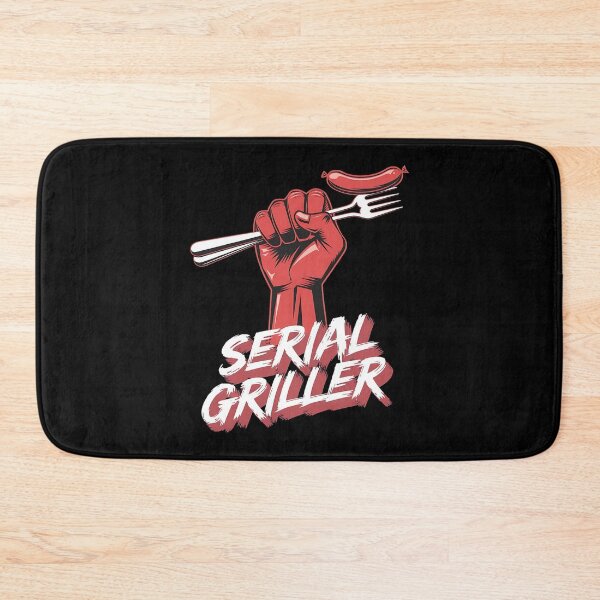 Item preview, Serial griller - BBQ party - Smokin' good times - Fire up - The grillmaster - Grill and chill - Time to grill designed and sold by JansenGS.