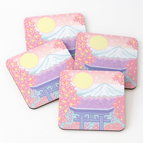 Item preview, Mt Fuji Pixel Art designed and sold by AlleenasPixels.