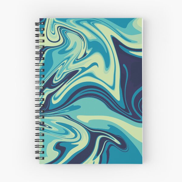 Item preview, Hydrodip Blue And Green Y2K Psychedelic Abstract Pattern designed and sold by Skull Fern.