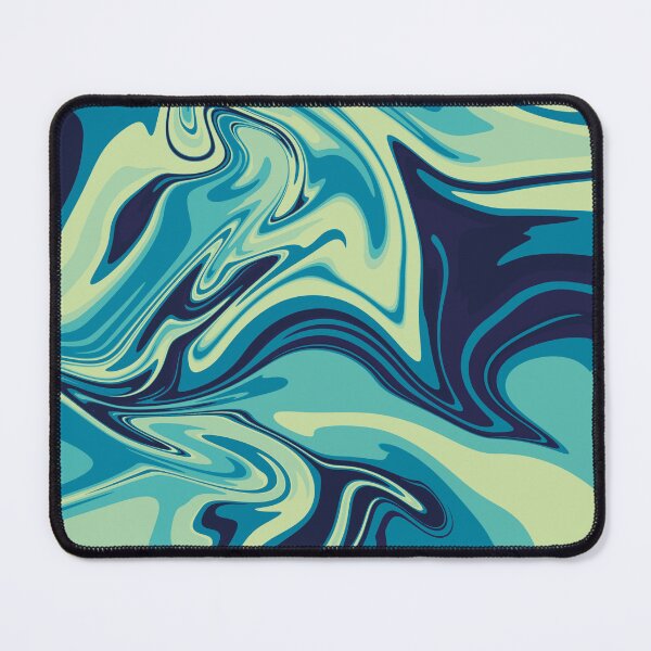 Item preview, Hydrodip Blue And Green Y2K Psychedelic Abstract Pattern designed and sold by Skull Fern.