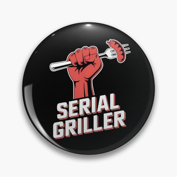 Item preview, Serial griller - BBQ party - Smokin' good times - Fire up - The grillmaster - Grill and chill - Time to grill designed and sold by JansenGS.