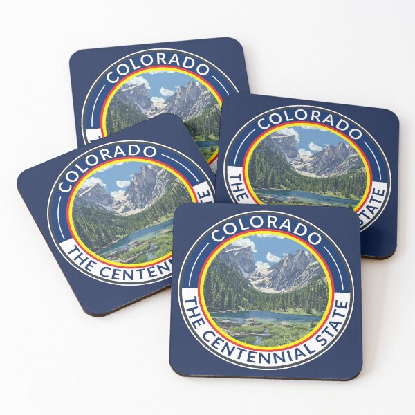 Item preview, Colorado Travel Art Badge designed and sold by KrisSidDesigns.