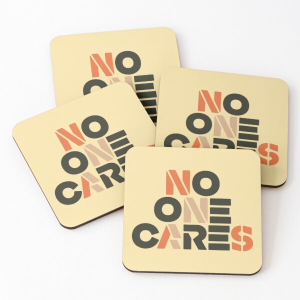 Item preview, NO ONE CARES designed and sold by 123ks.