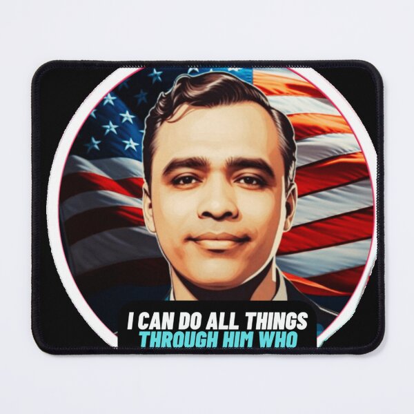Item preview, Patriotic Young American Man with Flag Background designed and sold by AmberHorizon7.