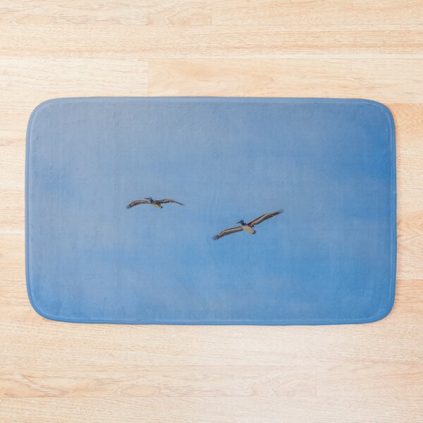 Item preview, Two Pelicans Soaring in the Blue Sky designed and sold by SafariByMarisa.