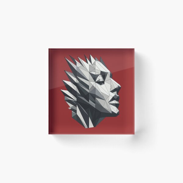 Item preview, Polygonal woman's face designed and sold by Nurduak.