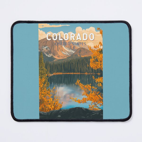 Item preview, Colorado Travel Art Vintage designed and sold by KrisSidDesigns.
