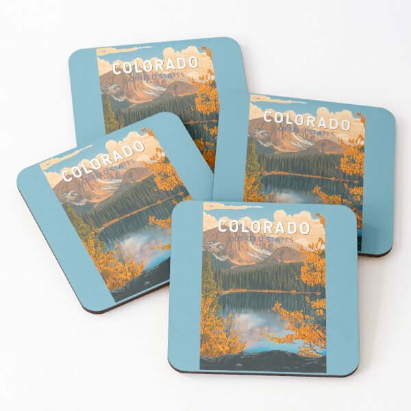 Item preview, Colorado Travel Art Vintage designed and sold by KrisSidDesigns.