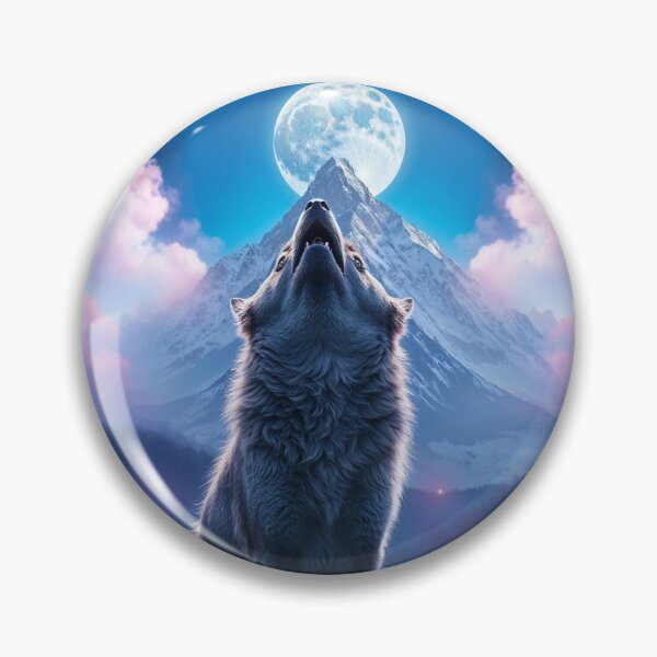 Item preview, Three Wolves and a Full Moon designed and sold by Skye Ryan-Evans.