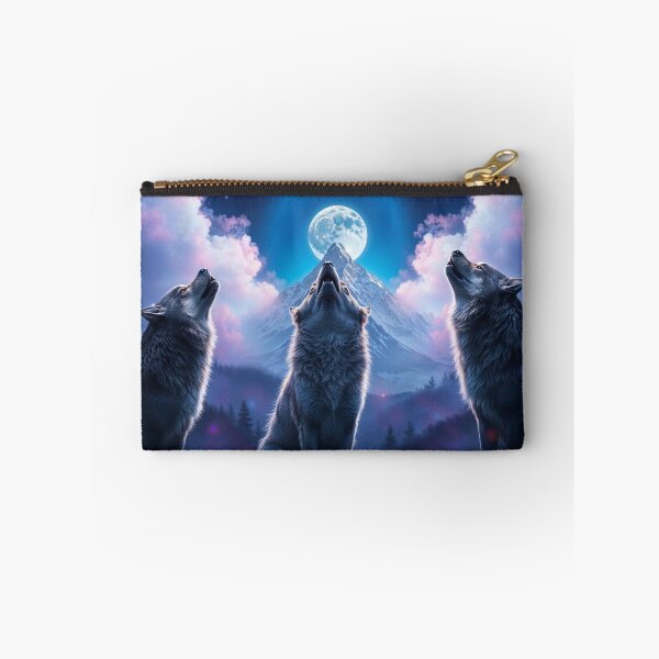Item preview, Three Wolves and a Full Moon designed and sold by Skye Ryan-Evans.