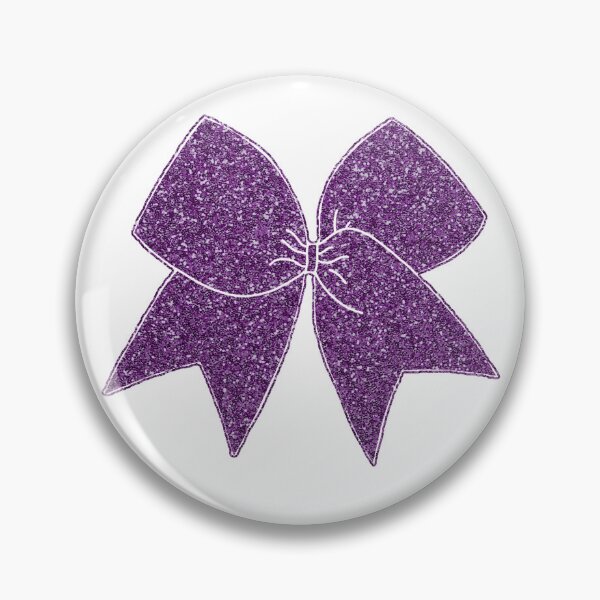 Item preview, Purple Glitter Cheer Bow designed and sold by Spike The Punch Design Co..