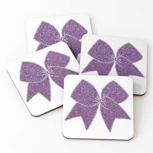 Item preview, Purple Glitter Cheer Bow designed and sold by Spike The Punch Design Co..