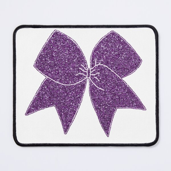 Item preview, Purple Glitter Cheer Bow designed and sold by Spike The Punch Design Co..