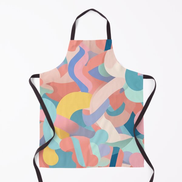 Item preview, Abstract Wavy Shapes Pattern designed and sold by bubblegoth.