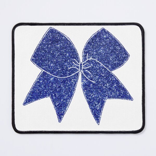 Item preview, Royal Blue Glitter Cheer Bow designed and sold by Spike The Punch Design Co..