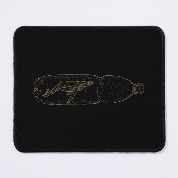 Item preview, Whale In a Bottle - Gold Ink designed and sold by RowenaTmT.