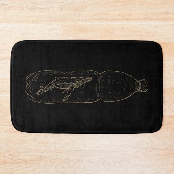 Item preview, Whale In a Bottle - Gold Ink  designed and sold by RowenaTmT.