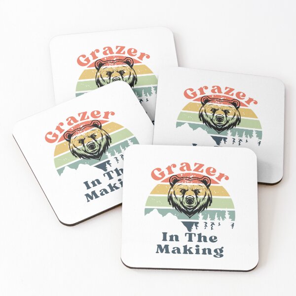 Item preview, Retro Bear Grazer In The Making  designed and sold by StoneybrokeM.