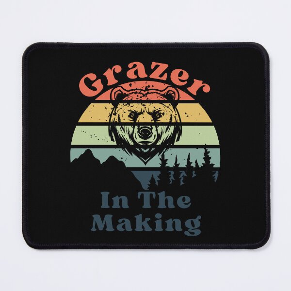 Item preview, Retro Bear Grazer In The Making designed and sold by StoneybrokeM.