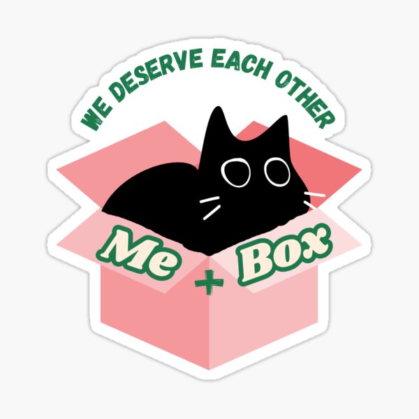 Item preview, Me and Box Cat  designed and sold by Beckington.