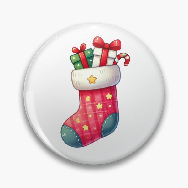Item preview, Christmas Stocking Stars Presents Candy Cane designed and sold by baebrand-art.