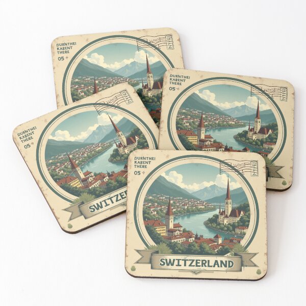 Item preview, Zurich Vintage - Retro Swiss Charm designed and sold by rayaARTs.