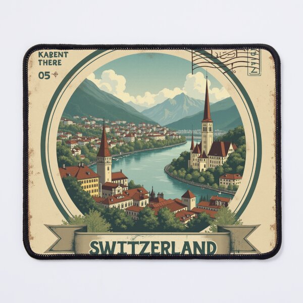 Item preview, Zurich Vintage - Retro Swiss Charm designed and sold by rayaARTs.
