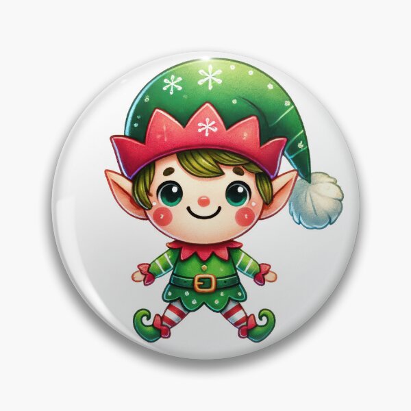 Item preview, Cute Christmas Elf designed and sold by baebrand-art.