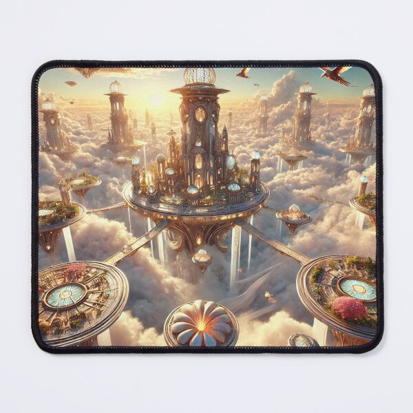 Item preview, Floating City Above the Clouds designed and sold by QuirkWears.