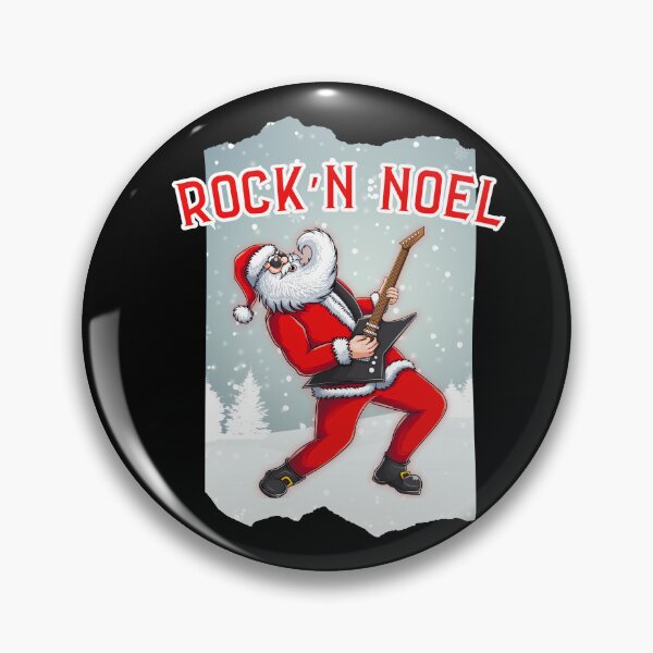Item preview, Rockin' Santa Playing Guitar - Festive Holiday Design designed and sold by Psycho-Crazy.