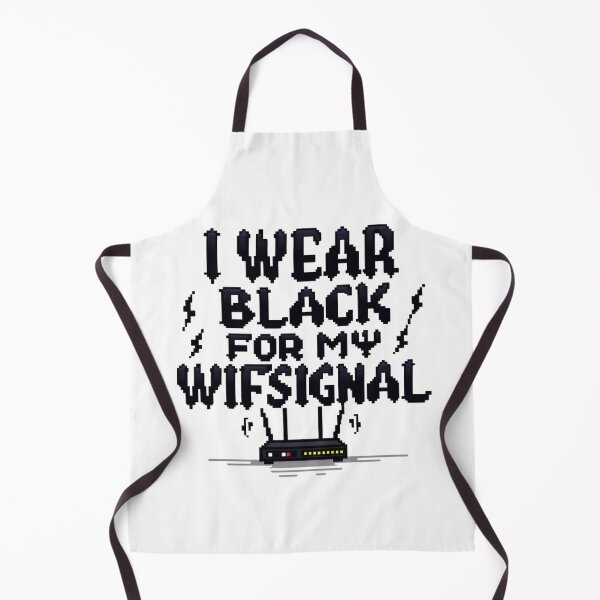 Item preview, Goth Pixel - I WEAR BLACK FOR MY WIFI SIGNAL designed and sold by SignumShop.