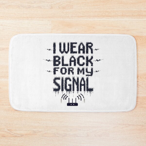 Item preview, Goth Pixel - I WEAR BLACK FOR MY WIFI SIGNAL designed and sold by SignumShop.