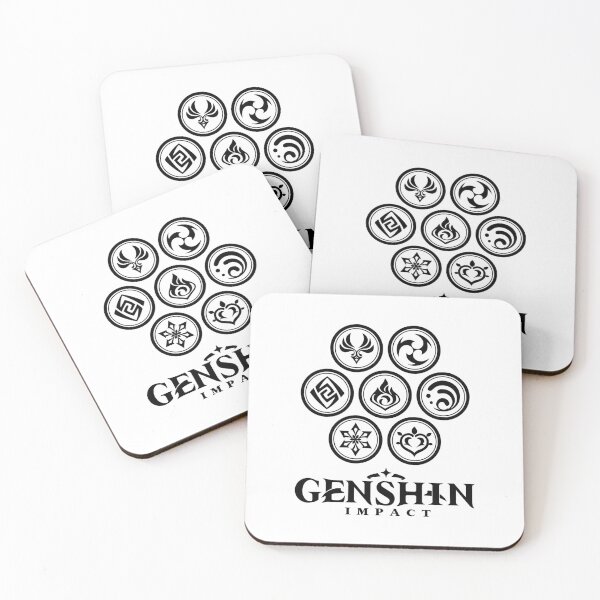 Item preview, Genshin Impact Elements designed and sold by Gamify Store.