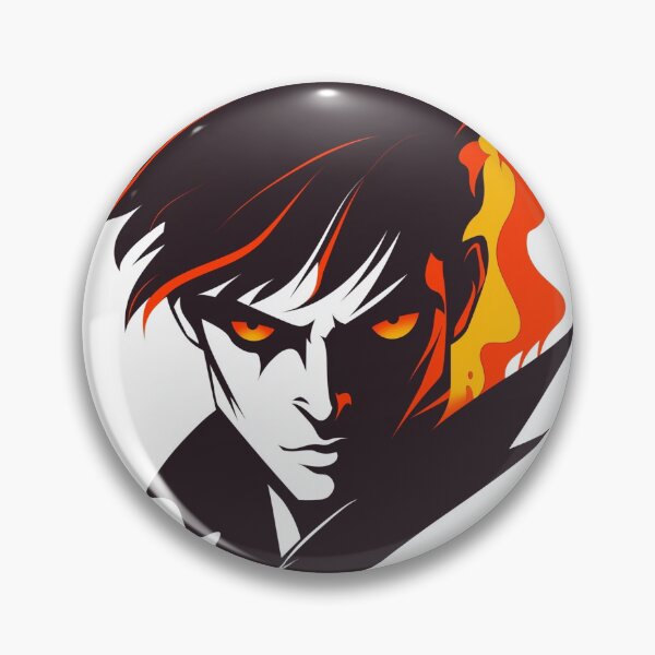 Item preview, Fiery Anime Superhero Illustration designed and sold by fadiabb87.