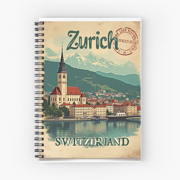 Item preview, Zurich Vintage Retro Design – Timeless Swiss Charm designed and sold by rayaARTs.