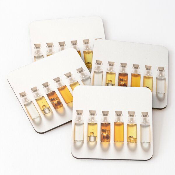 Item preview, Gradient Tones of Liquid Samples in Glass Vials designed and sold by anytka.