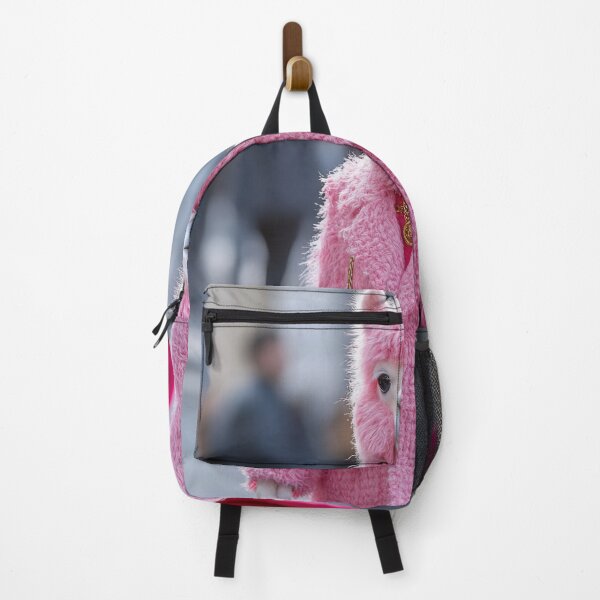 Item preview, Unconventional street fashion showcased by a llama dressed in pink outerwear during a lively urban setting designed and sold by anytka.