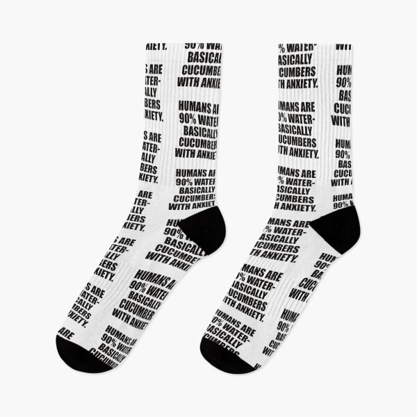 Item preview, Humans are 90% water- basically cucumbers with anxiety. designed and sold by the-craft-shop.