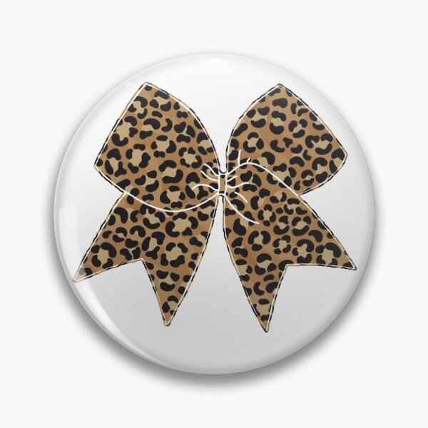 Item preview, Leopard Print Cheer Bow, Animal Print Bow, Cheetah Print Bow designed and sold by Spike The Punch Design Co..