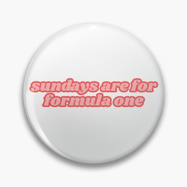 Item preview, 'sundays are for formula one' F1 Racing Merch designed and sold by MAISONDEPODIUM.