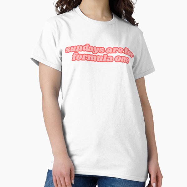 Aperçu de l'œuvre « Le dimanche est réservé à la Formule 1 » F1 Racing Merch créée et vendue par GoldValentine.