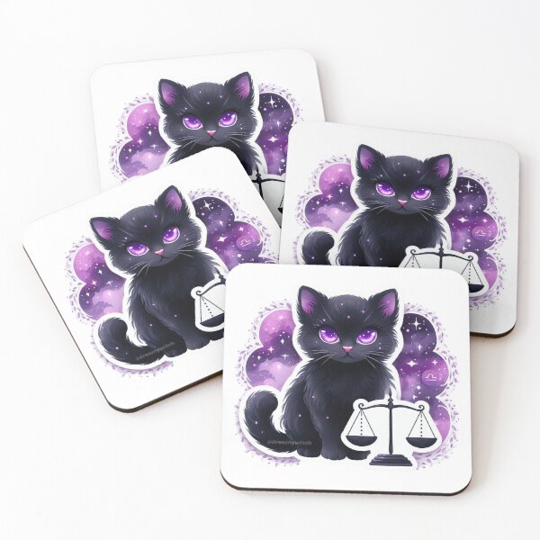 Item preview, Libra Black Cat designed and sold by dreamywitch.